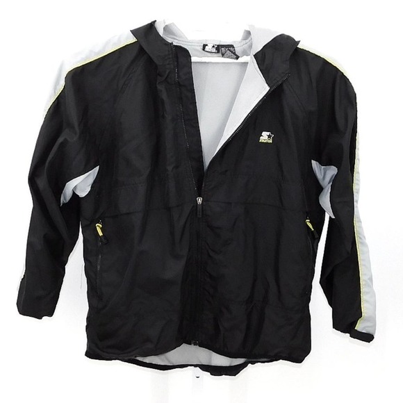 Starter Mesh Lined Full-Zip Hooded Jacket Size Men's Large - Picture 4 of 6